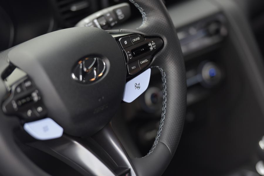 Детали интерьера Hyundai Veloster N 2018 года  (NA) (фото 82 из 85)